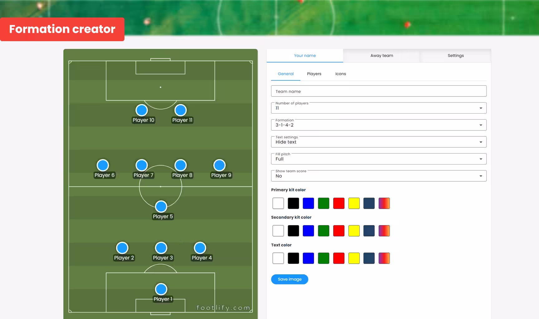 Formation creator